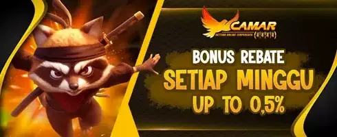 Cashback Mingguan 0,5% untuk Pemain Slot promotion banner
